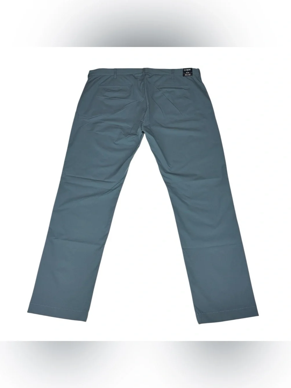 J.Crew Flex Slim Fit Tech Pants Mens 40x32 Blue Stretch Breathable Chino AA712